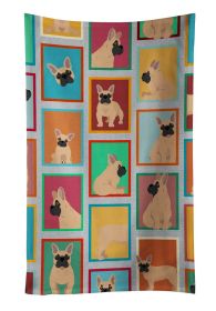 Lots of Fawn French Bulldog Kitchen Towel Dish Cloths Guest Hand Towel Decorative Bathroom Towel for Face,Tea, Dishcloth, Kitchen and Bath