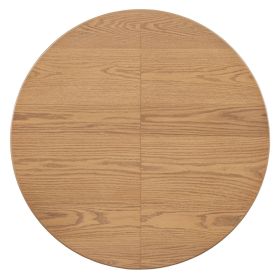 TREXM 5-Piece Retro Rustic Functional Dining Set Unique Geometric Design (Color: as pic)
